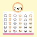 Nerd Out Glasses | Sticker Sheet