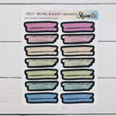 Neutral Blackout Highlight Stickers