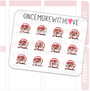 Mini BTS - No School | Sticker Sheet