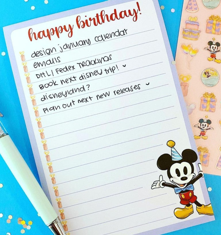 Birthday Celebration | Notepad
