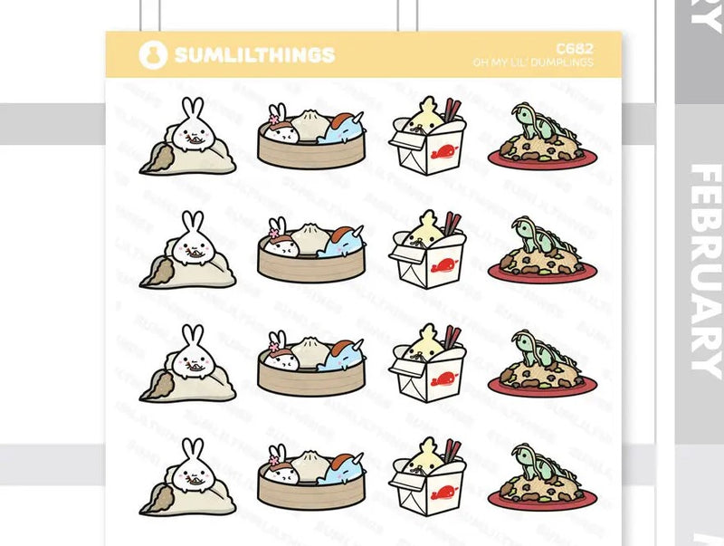 Oh My Lil' Dumpling | Sticker Sheet