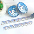 Ombre Blue Sugar Bun the Bunny | Washi