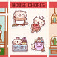 Sea Otter House Chores | Sticker Sheet