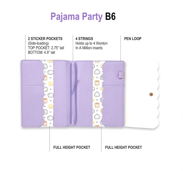 Pajama Party - B6 Planner Cover
