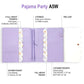 Pajama Party - A5W Leather Planner Cover