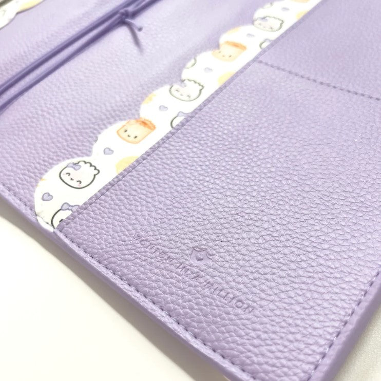 Pajama Party - A5W Leather Planner Cover