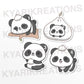 Cute Panda Dumpling | Stickers