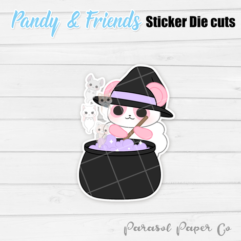 Pandy and Friends - Pandy's Cauldron | Die Cut Sticker