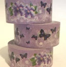 Pansies and Butterflies | Washi