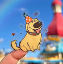 Party Dug | Transparent Sticker