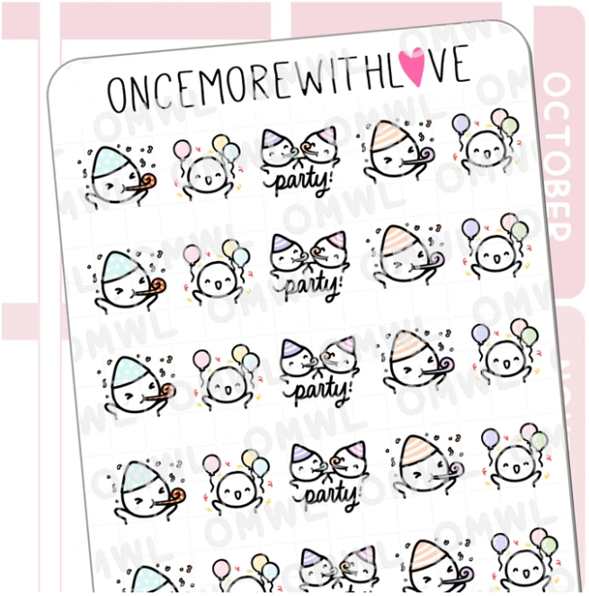 Party Time | Sticker Sheet