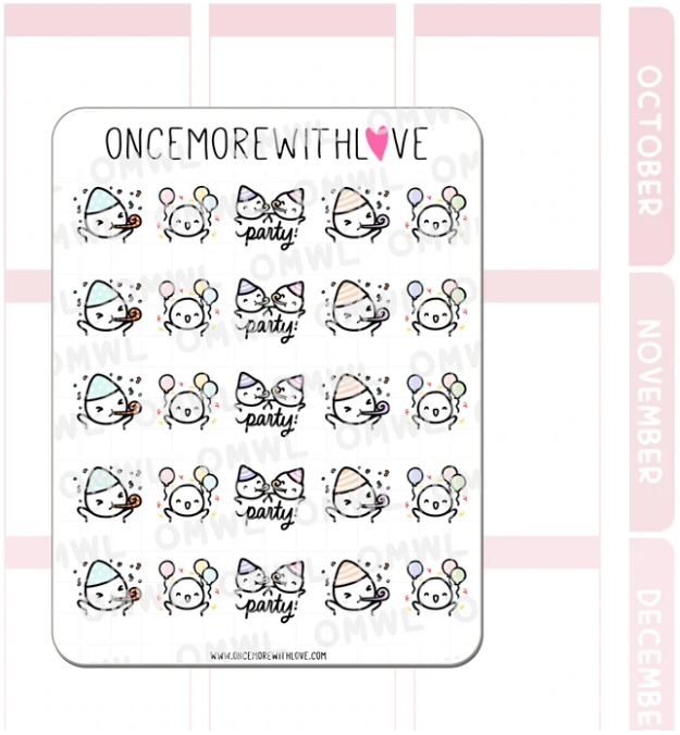 Party Time | Sticker Sheet