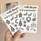 Pastel Christmas Deco | Sticker Sheet