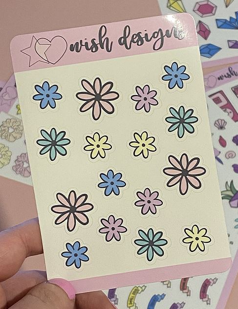 Pastel Flowers | Sticker Sheet