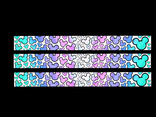 Pastel Ombre Mouse Heads | Washi