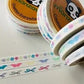 Pastel Trio - Bows, Moustaches, Flowers | Washi (set of 3)