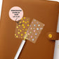 Foiled Hearts -Full Box Perforated Overlay