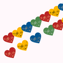 Wizard Houses - House Heart Petals | Washi