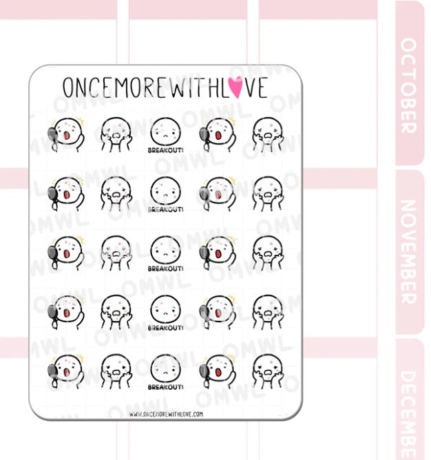 Pimples | Sticker Sheet