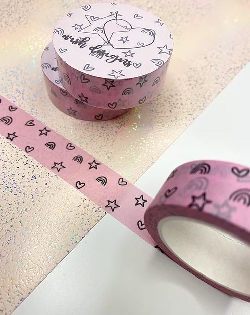 Pink Doodles | Washi