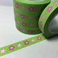 Pink Flowers on Green | Washi