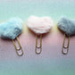 PINK Soft Fluffy Heart | Planner Clip