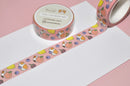 Pink Guinea Pig and Fruits | Washi