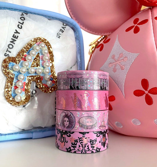 Pink Happy Haunts Bundle | Washi (set of 4)