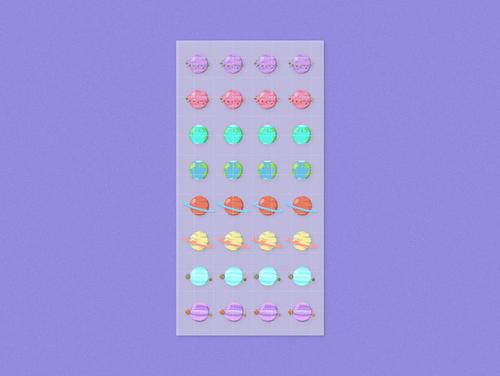 Lil' Planets | Transparent Seal Stickers