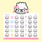 Planner Nerd | Sticker Sheet