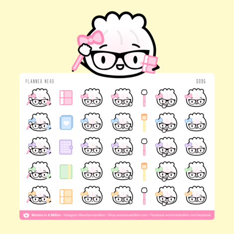 Planner Nerd | Sticker Sheet