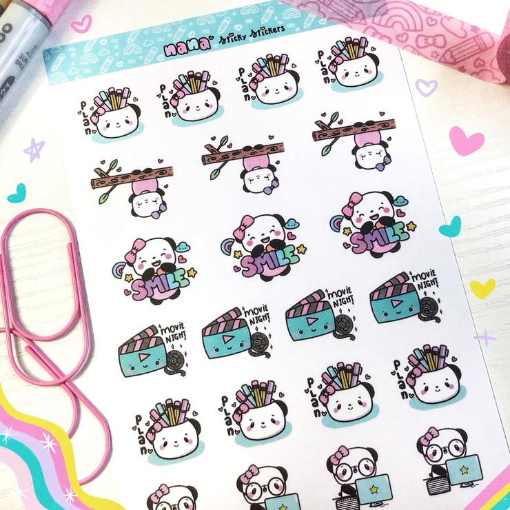Planner Panda | Sticker Sheet