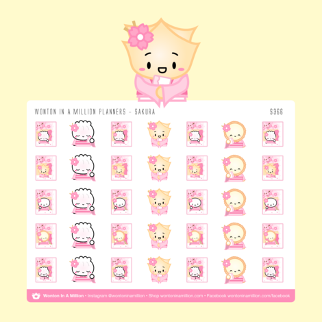 Planners - Sakura | Sticker Sheet