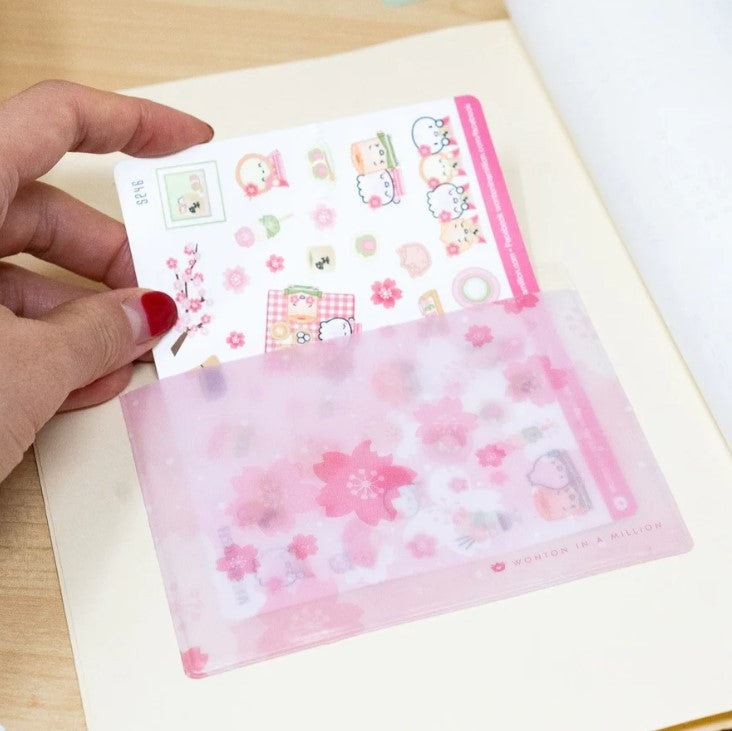 Matcha Sakura | Adhesive Pocket