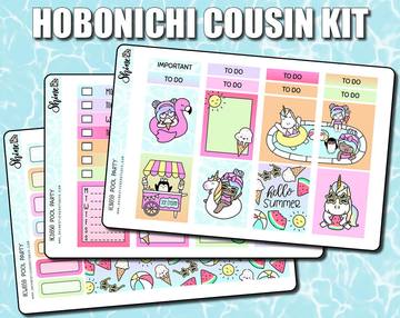 Pool Party | Hobonichi Cousin Kit