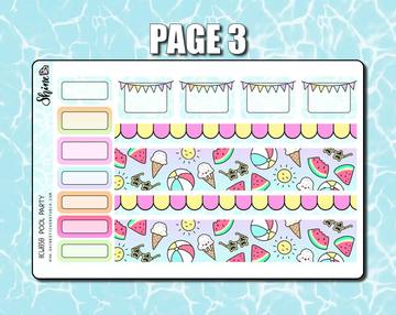 Pool Party | Hobonichi Cousin Kit
