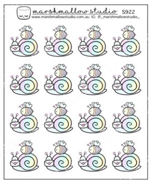 Positive Snail Mail | Sticker Sheet