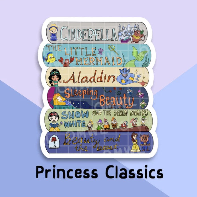 Bookish Princess Classics by Lyttlefingers | Vinyl Decal