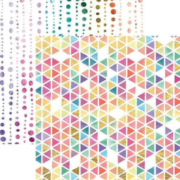 Prisms | 12x12 Embellished Paper