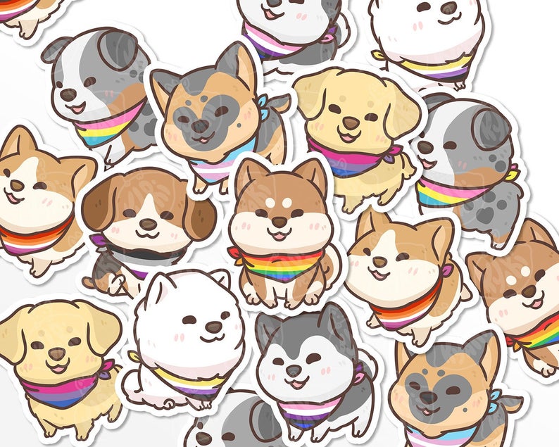 Puppy Pride | Stickers