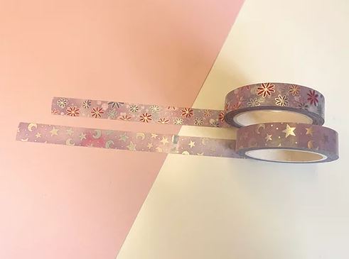 Purple Holographic | Washi (Set of 2)