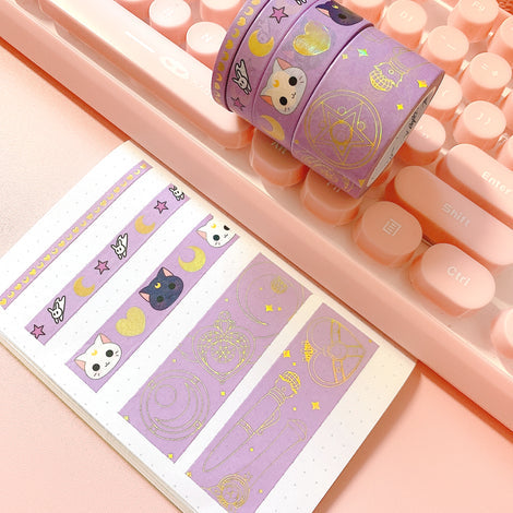 Purple Moon Princess | Washi (Set of 4)