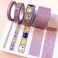 Purple Moon Princess | Washi (Set of 4)