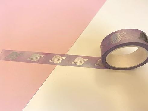Purple Holographic Planets | Washi