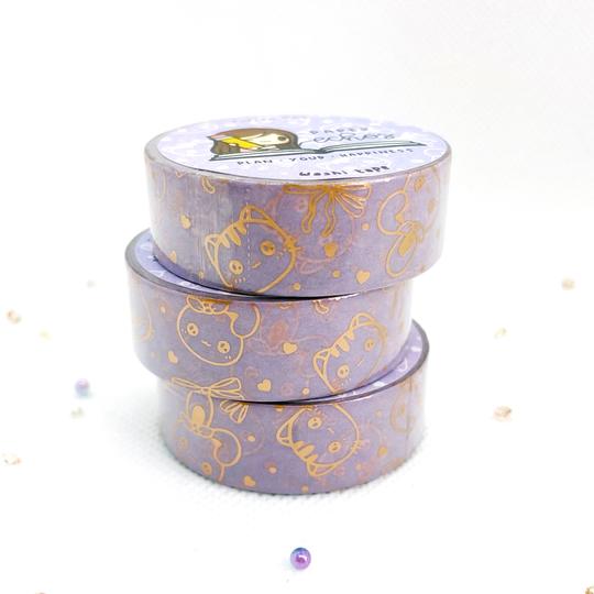 Purple Sugar Bun & Sushi Pattern | Washi