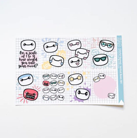 Rainbow Baymoji | Vertical Kit