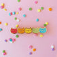 Rainbow Glitter Faces | Enamel Pin