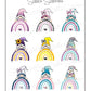 Rainbow Gnome | Sticker Sheet