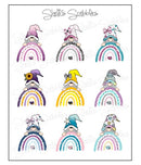 Rainbow Gnome | Sticker Sheet