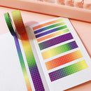 Rainbow Gradient Grid | Washi Set